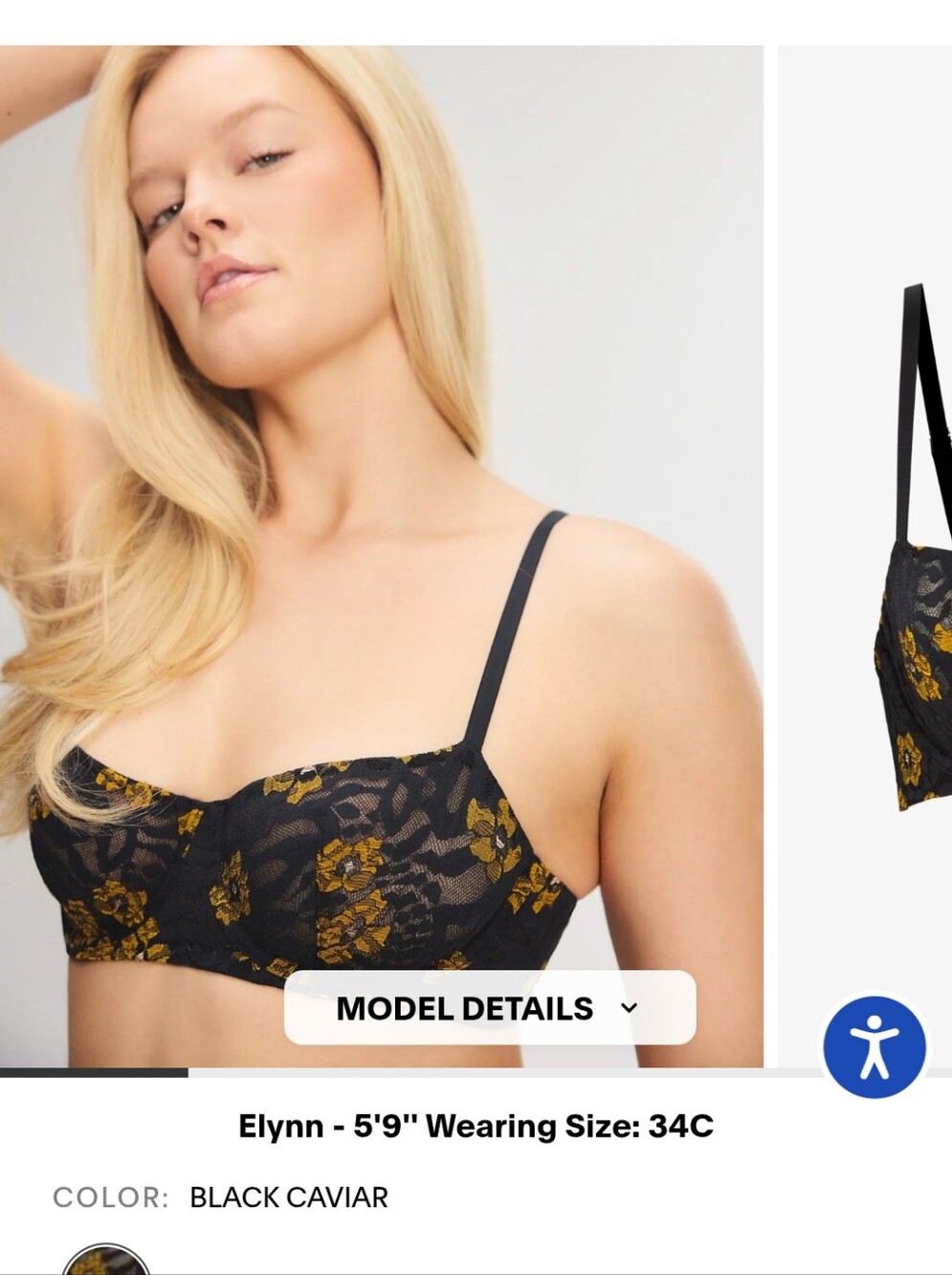 Savage X Fenty Feline Floral Unlined Balconette Bra & Cheeky Panty Set - Picture 3 of 14